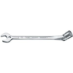 GEDORE 53419 19 mm Combination Swivel Head Wrench Silver GEDORE 53419 19 mm Combination Swivel Head Wrench Silver