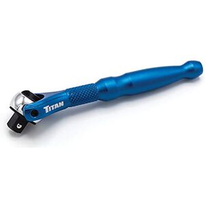 Titan 11316 1/4-Inch Drive x 4-Inch 90-Tooth Swivel Head Micro Ratchet Blue Titan 11316 1/4-Inch Drive x 4-Inch 90-Tooth Swivel Head Micro Ratchet Blue