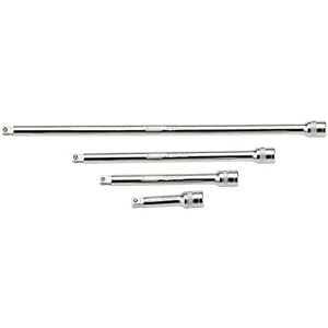 Draper 16766 1/4 Inch Square Drive Satin Chrome Wobble Extension Bar 4 Piece Set , Blue Draper 16766 1/4 Inch Square Drive Satin Chrome Wobble Extension Bar 4 Piece Set , Blue