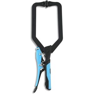 OX Tools OX Pro Auto Adjust Long Reach C Clamp with Swivel Pad – 10"/254mm, Heavy Duty Steel, Patented Locking Mechanism, TPR Comfort Grip Handle, Perfect for Welding, Wood, & Metal Working, OX-P204502 OX Tools OX Pro Auto Adjust Long Reach C Clamp with Swivel Pad – 10"/254mm, Heavy Duty Steel, Patented Locking Mechanism, TPR Comfort Grip Handle, Perfect for Welding, Wood, & Metal Working, OX-P204502