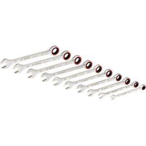 Bosch 10-Piece Ratchet Spanner Set (Includes Sizes 8, 10, 12, 13, 14, 15, 16, 17, 18 and 19 mm) Bosch 10-Piece Ratchet Spanner Set (Includes Sizes 8, 10, 12, 13, 14, 15, 16, 17, 18 and 19 mm)