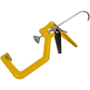 Roughneck ® One-Handed Speed Clamp Metal TurboClamp, Quick-Release, Heat-Resistant Jaw Pads, 600Nm Clamping Force, Single-Handed Operation – 150 x 75mm / 6x3 Roughneck ® One-Handed Speed Clamp Metal TurboClamp, Quick-Release, Heat-Resistant Jaw Pads, 600Nm Clamping Force, Single-Handed Operation – 150 x 75mm / 6x3