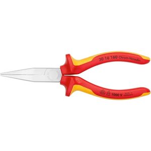 KNIPEX Long Nose Pliers - Flat Tips - 1000V Insulated - Pliers KNIPEX Long Nose Pliers - Flat Tips - 1000V Insulated - Pliers