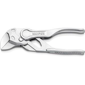 KNIPEX Pliers Wrench XS Pliers and a Wrench in a Single Tool in Blister Chrome-Plated Embossed, Rough Surface 100 mm, 86 04 100 BK KNIPEX Pliers Wrench XS Pliers and a Wrench in a Single Tool in Blister Chrome-Plated Embossed, Rough Surface 100 mm, 86 04 100 BK