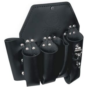KLEIN TOOLS Lineman Tool Pouch, 5-Pocket and Knife Snap, Durable Leather, 25 x 28 cm 5118P5 KLEIN TOOLS Lineman Tool Pouch, 5-Pocket and Knife Snap, Durable Leather, 25 x 28 cm 5118P5