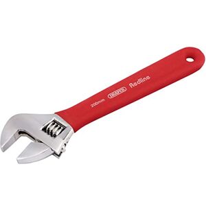 Draper Redline 67590 200 mm Soft Grip Adjustable Wrench Draper Redline 67590 200 mm Soft Grip Adjustable Wrench