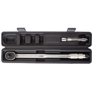 Simply Tools TSET9 1/2" Ratchet Torque Wrench, Reversable Ratchet head 28-210Nm, 10-150ft-lbs, incl 5" Extending Rod & 3/8" Adaptor for Car, Bike & General Repairs Simply Tools TSET9 1/2" Ratchet Torque Wrench, Reversable Ratchet head 28-210Nm, 10-150ft-lbs, incl 5" Extending Rod & 3/8" Adaptor for Car, Bike & General Repairs