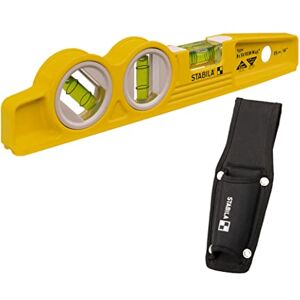 Stabila 16672/4 25 cm"Torpedo Type 81 SV REM W45" Spirit Level with Bag Yellow/Black Stabila 16672/4 25 cm"Torpedo Type 81 SV REM W45" Spirit Level with Bag Yellow/Black