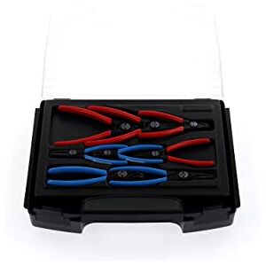 GEDORE Circlip pliers set, 8-pc., Tool set for inner and outer circlips, Straight and 45° angled, 1101-004 GEDORE Circlip pliers set, 8-pc., Tool set for inner and outer circlips, Straight and 45° angled, 1101-004