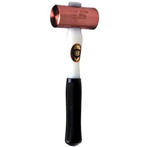 Thor Round Solid Copper Mallet 44mm 1325g, Ideal for Positive Blows on Highly Finished or Closely Ground machined Parts Thor Round Solid Copper Mallet 44mm 1325g, Ideal for Positive Blows on Highly Finished or Closely Ground machined Parts