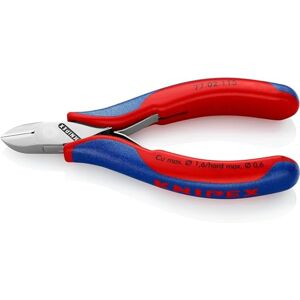 KNIPEX Electronics Diagonal Cutter with multi-component grips 115 mm 77 02 115 KNIPEX Electronics Diagonal Cutter with multi-component grips 115 mm 77 02 115