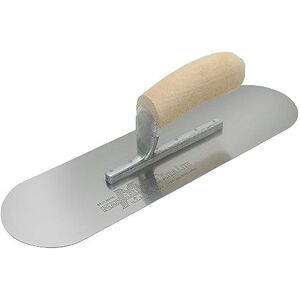 Marshalltown The Premier Line SP14SS 14-Inch by 4-Inch Bright Stainless Steel Pool Trowel with Curved Wood Handle Marshalltown The Premier Line SP14SS 14-Inch by 4-Inch Bright Stainless Steel Pool Trowel with Curved Wood Handle