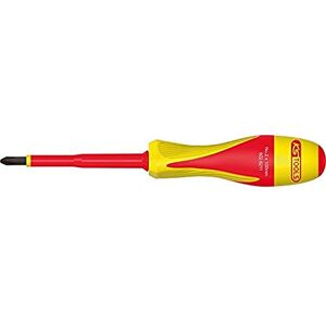 KS TOOLS 922.6212 Ultimate Insulated Phillips Screwdriver 1000 V, PH3x150, Yellow/Red KS TOOLS 922.6212 Ultimate Insulated Phillips Screwdriver 1000 V, PH3x150, Yellow/Red