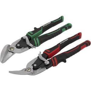 Sealey AK69072 2pc High Leverage Offset Aviation Tin Snip Set Sealey AK69072 2pc High Leverage Offset Aviation Tin Snip Set