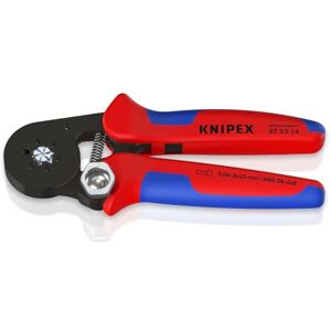KNIPEX Self-Adjusting Crimping Pliers for Wire Ferrules with Lateral Access with Multi-Component Handles 180 mm, 97 53 14 KNIPEX Self-Adjusting Crimping Pliers for Wire Ferrules with Lateral Access with Multi-Component Handles 180 mm, 97 53 14