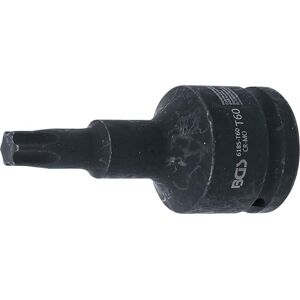 BGS DIY 6185-T60 Impact Bit Socket Length 100 mm 20 mm (3/4") Drive T-Star (for Torx) T60 BGS DIY 6185-T60 Impact Bit Socket Length 100 mm 20 mm (3/4") Drive T-Star (for Torx) T60
