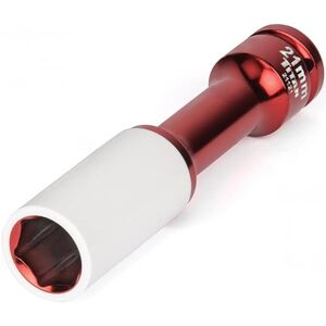Titan 21121 1/2-Inch Drive x 21mm Non-marring Impact Extra-Long Lug Nut Socket Titan 21121 1/2-Inch Drive x 21mm Non-marring Impact Extra-Long Lug Nut Socket