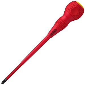 VESSEL Screwdriver Ball Grip VDE (Insulated) PZ2x150, Red-Yellow VESSEL Screwdriver Ball Grip VDE (Insulated) PZ2x150, Red-Yellow