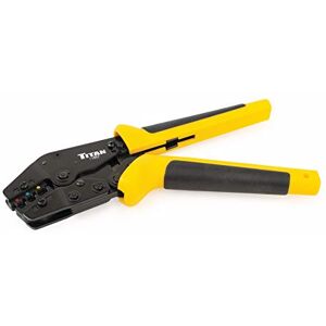 Titan Offset Fixed Jaw Ratcheting Terminal Crimper (11957) Titan Offset Fixed Jaw Ratcheting Terminal Crimper (11957)