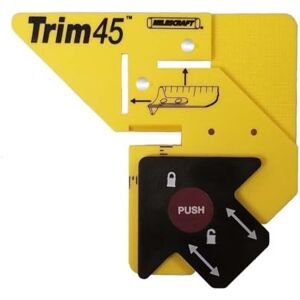 Milescraft 8401 Trim 45 Trim Carpentry Aid Trim Gauge, Trim Miter Aid Milescraft 8401 Trim 45 Trim Carpentry Aid Trim Gauge, Trim Miter Aid