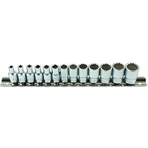 Laser 7590 Bi-Hex Standard Socket Set 1/4"D 13pc Laser 7590 Bi-Hex Standard Socket Set 1/4"D 13pc