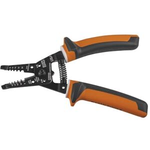 KLEIN TOOLS Electrician's Insulated Wire Stripper/Cutter 11054-EINS KLEIN TOOLS Electrician's Insulated Wire Stripper/Cutter 11054-EINS
