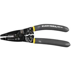 KLEIN TOOLS 1009 Multi-Purpose Electrician Tool Wire Stripper, Crimping & Cutting Tool, Gray/Yellow KLEIN TOOLS 1009 Multi-Purpose Electrician Tool Wire Stripper, Crimping & Cutting Tool, Gray/Yellow