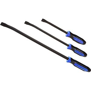 Mayhew Tools 14071BL Dominator Pro 3-Piece Pry Bar Set, 12", 17" & 25" Curved Pry Bars, Blue Mayhew Tools 14071BL Dominator Pro 3-Piece Pry Bar Set, 12", 17" & 25" Curved Pry Bars, Blue