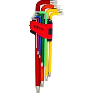 KS TOOLS Multi-Tooth (XZN®) Allen Key Set, XL, 9 Pieces KS TOOLS Multi-Tooth (XZN®) Allen Key Set, XL, 9 Pieces