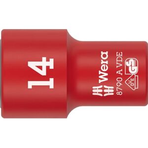 Wera 8790 A VDE Zyklop Socket, 1/4" Drive, 14 mm 05005940001 Wera 8790 A VDE Zyklop Socket, 1/4" Drive, 14 mm 05005940001