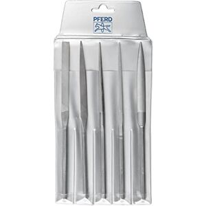 PFERD Precision Mobile Phone File Set, 5 Pieces Swiss Cut 1, 215 mm 12732003 for Medium Precision Machining in Plastic Bag PFERD Precision Mobile Phone File Set, 5 Pieces Swiss Cut 1, 215 mm 12732003 for Medium Precision Machining in Plastic Bag