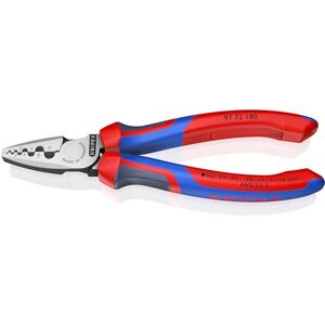 KNIPEX 97 72 180 Crimping Plier for End Sleeves with Soft Handle, Multi-Colour, 0.25 16 mm KNIPEX 97 72 180 Crimping Plier for End Sleeves with Soft Handle, Multi-Colour, 0.25 16 mm