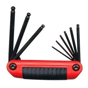 Eklind 25919 Ergo-Fold Fold-up Ball-Hex Allen Wrench 9pc Set SAE Inch Sizes 5/64-1/4 Eklind 25919 Ergo-Fold Fold-up Ball-Hex Allen Wrench 9pc Set SAE Inch Sizes 5/64-1/4