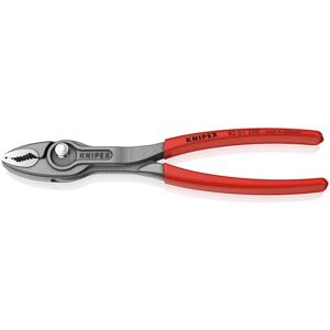 KNIPEX TwinGrip Slip Joint Pliers black atramentized, with non-slip plastic coating 200 mm 82 01 200 KNIPEX TwinGrip Slip Joint Pliers black atramentized, with non-slip plastic coating 200 mm 82 01 200