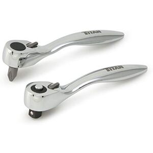 Titan Tools 11203 Offset Micro Bit Driver and Ratchet Set Multi-Colour (2-Piece) Titan Tools 11203 Offset Micro Bit Driver and Ratchet Set Multi-Colour (2-Piece)