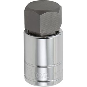 Titan Tools 15670 1/2-Inch Drive x 1-Inch Hex Bit Socket, 1 Inches Titan Tools 15670 1/2-Inch Drive x 1-Inch Hex Bit Socket, 1 Inches
