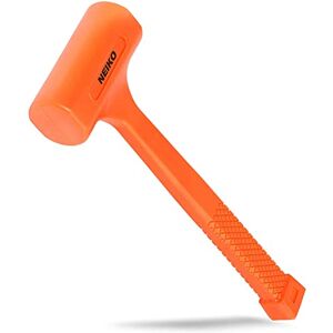 Neiko 02847A 2 LB Dead Blow Hammer, Neon Orange I Unibody Molded Checkered Grip Spark and Rebound Resistant Neiko 02847A 2 LB Dead Blow Hammer, Neon Orange I Unibody Molded Checkered Grip Spark and Rebound Resistant