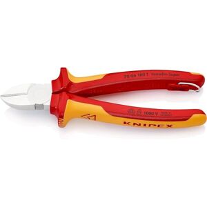 KNIPEX 70 06 180 T VDE-Tested Diagonal Cutter, Multi-Colour, 180 mm KNIPEX 70 06 180 T VDE-Tested Diagonal Cutter, Multi-Colour, 180 mm