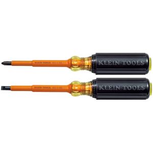 KLEIN TOOLS 2-Piece Set of 4 Insulated Screwdrivers 33532-INS KLEIN TOOLS 2-Piece Set of 4 Insulated Screwdrivers 33532-INS