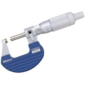 Mitutoyo MIT102-707 Ratchet Thimble Micrometer with 0.001mm Graduation, 0mm-25mm Range, Pink Mitutoyo MIT102-707 Ratchet Thimble Micrometer with 0.001mm Graduation, 0mm-25mm Range, Pink