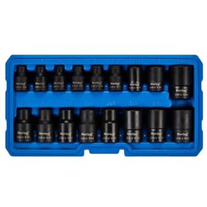 Generic Blue Spot Tools 17PCE 3/8"- 1/2" Impact E Torx Sockets Generic Blue Spot Tools 17PCE 3/8"- 1/2" Impact E Torx Sockets