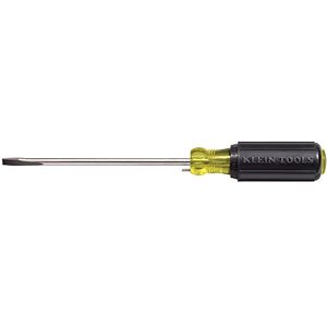 KLEIN TOOLS 605-4B Wire Bending Cabinet Tip Screwdriver 4-Inch, Made in USA KLEIN TOOLS 605-4B Wire Bending Cabinet Tip Screwdriver 4-Inch, Made in USA