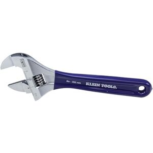 KLEIN TOOLS D86936 Adjustable Wrench, Forged with Slimmer Jaw and a High Polish Chrome Finish, 8-inch KLEIN TOOLS D86936 Adjustable Wrench, Forged with Slimmer Jaw and a High Polish Chrome Finish, 8-inch