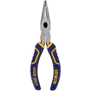 IRWIN Tools Vise-Grip Pliers, Bent Long Nose, 6-Inch (2078226),Blue/Yellow IRWIN Tools Vise-Grip Pliers, Bent Long Nose, 6-Inch (2078226),Blue/Yellow