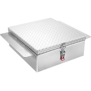 VEVOR Truck Bed Tool Box, Heavy Duty Aluminum Tool Box with Diamond Plate, Storage Toolbox Chest Organizer Supports up to 100 kg, Ideal for Pickup, Truck Bed, RV, Trailer, 770 x 610 x 230 mm, Silver VEVOR Truck Bed Tool Box, Heavy Duty Aluminum Tool Box with Diamond Plate, Storage Toolbox Chest Organizer Supports up to 100 kg, Ideal for Pickup, Truck Bed, RV, Trailer, 770 x 610 x 230 mm, Silver