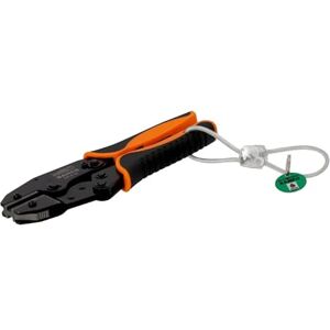 Bahco Ratchet Crimping Scissors for Non-Insulated Connectors with Fixed Metal Loop 225mm Bahco Ratchet Crimping Scissors for Non-Insulated Connectors with Fixed Metal Loop 225mm