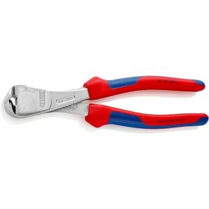 KNIPEX High Leverage End Cutting Nipper chrome-plated, with multi-component grips 200 mm 67 05 200 KNIPEX High Leverage End Cutting Nipper chrome-plated, with multi-component grips 200 mm 67 05 200