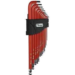 Titan Tools 12713 SAE Non Slip Hex Key Set Multi-Colour (13-Piece) Titan Tools 12713 SAE Non Slip Hex Key Set Multi-Colour (13-Piece)