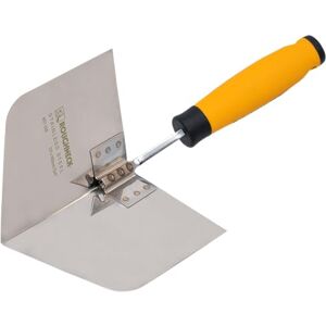 Roughneck Internal Corner Trowel 127mm x 100mm (5" x 4") – Hi-Flex Stainless Steel Blade, Precision >90° Angle Design, Radiused Corners & Soft Grip Handle Roughneck Internal Corner Trowel 127mm x 100mm (5" x 4") – Hi-Flex Stainless Steel Blade, Precision >90° Angle Design, Radiused Corners & Soft Grip Handle