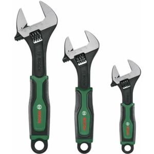 Bosch Adjustable Wrench Set 3-Piece (Accessory Hand Tool) Bosch Adjustable Wrench Set 3-Piece (Accessory Hand Tool)